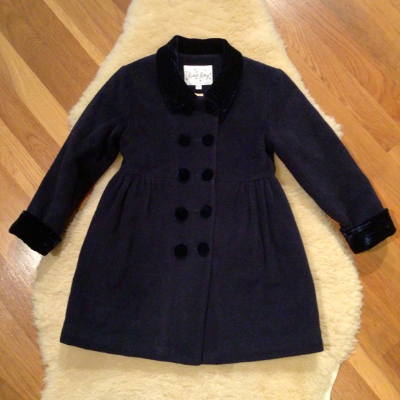 Rachel Riley | Jackets & Coats | Rachel Riley Navy Blue Wool Blend Coat ...